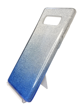 Силіконовий чохол Baseus Glitter 3 в1 для Samsung Note 8 blue