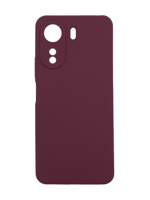 Силіконовий чохол Full Cover для Xiaomi Redmi 13C/Poco C65 plum (AAA) Full Camera без logo