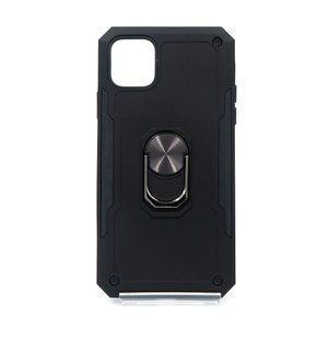 Чехол Serge Ring for Magnet для iPhone 11 Pro Max black противоударный с магнитным держателем
