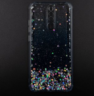 Накладка SP Confetti для Xiaomi Redmi 8 white/blue