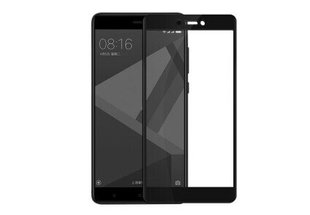 Защитное 2.5D стекло Люкс Full Glue для Xiaomi Redmi 4X f/s 0.3mm black