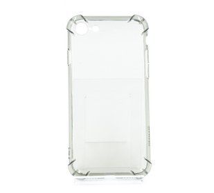 Чохол (TPU) Getman Ease logo для iPhone 7/8/SE 2020 clear gray з посил.кутами