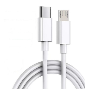 Кабель USB Type-C to Micro QC/Data тех.пак 1m white
