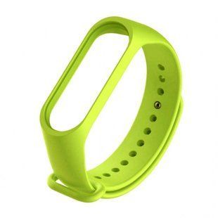 Ремінець Silicone Xiaomi MI Band 5/6 lime green
