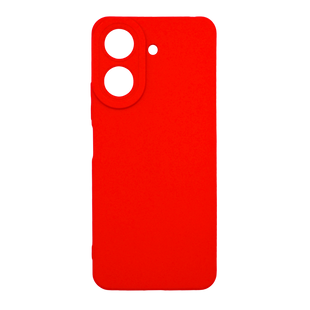 Силиконовый чехол SMTT для Xiaomi Redmi 13C red Full Camera