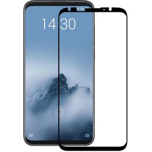 Захисне 2.5D скло Glass для Meizu 16 th Black 0.3mm