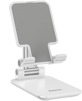 Тримач настільний Hoco PH29A 4.7"-10" Carry folding desktop stand white