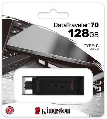 USB флэш-накопитель Kingston DT70/128 GB type-c