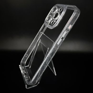 Чехол Fibra Bling Side edge для iPhone 15 Pro clear silver