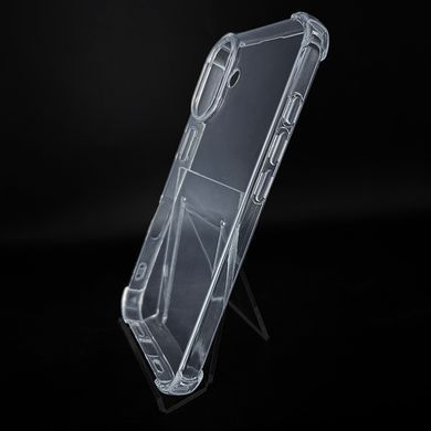 Чохол (TPU) Getman Ease logo для iPhone 17 clear з посиленими кутами