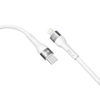 Кабель Ridea RC-XS51 X-Silicone Type-C to Lightning 30W 1.2m white