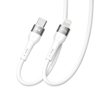 Кабель Ridea RC-XS51 X-Silicone Type-C to Lightning 30W 1.2m white