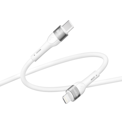 Кабель Ridea RC-XS51 X-Silicone Type-C to Lightning 30W 1.2m white