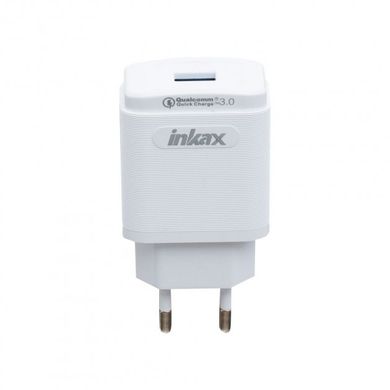 Мережевий зарядний пристрій Inkax CD-53 3.1A micro white