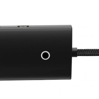 USB HUB Baseus Lite Series 4in1 USB-A to USB 3.0*4 (0.25mm) black