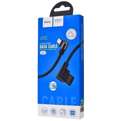 USB кабель Hoco U37 Long Roam charging Type-C 3A 1.2m black