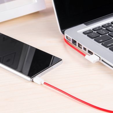 USB кабель HOCO UPM10 L Shape micro FC 1.2m red