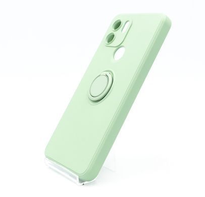 Чохол (TPU) Candy Ring для Xiaomi Redmi A1/A1 Plus green Full Camera