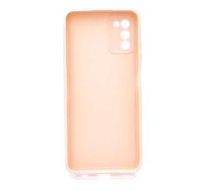 Силіконовий чохол Candy Full Camera для Samsung A03S pink sand