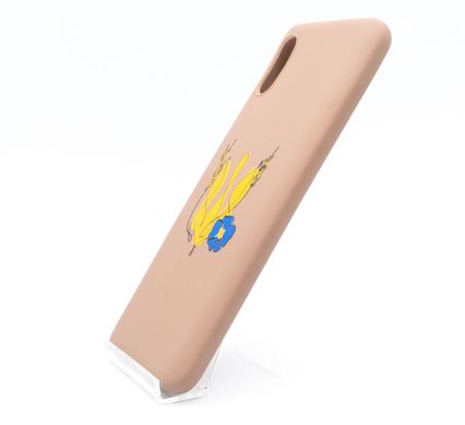 Силіконовий чохол MyPrint для Xiaomi Redmi 9A Синій мак, Candy, brown