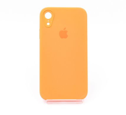 Силіконовий чохол Full Cover Square для iPhone XR papaya Full Camera