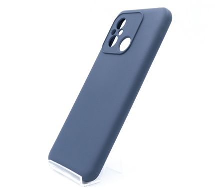 Силіконовий чохол Full Cover для Xiaomi Redmi 12C midnight blue Full Camera без logo