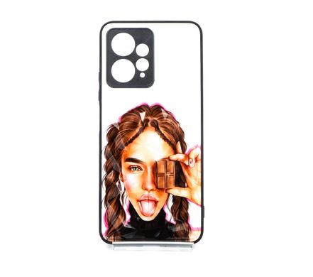 TPU+PC чохол Prisma Ladies для Xiaomi Redmi Note 12 4G chocolate Full Camera