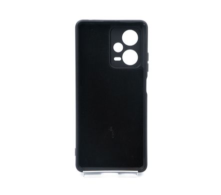 Силіконовий чохол Full Cover для Xiaomi Redmi Note 12 Pro+ black Full Camera без logo