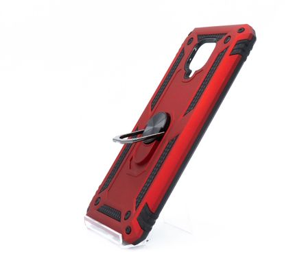Чохол Serge Ring for Magnet для Xiaomi Redmi Note 9S/9 Pro/Note 9 Pro Max red протиударний
