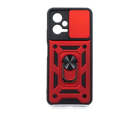 Чохол Camshield Serge Ring for Magnet для Xiaomi Redmi Note 12 5G/Poco X5G red прот.зах,кам