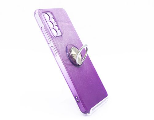 Силиконовый чехол SP Shine для Samsung A32 violet ring for magnet