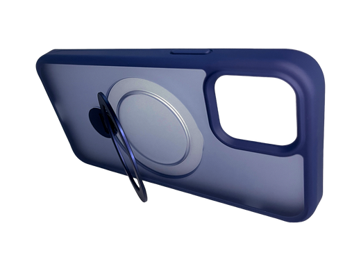 Чохол Ostand with MagSafe для iPhone 12/12 Pro dark blue