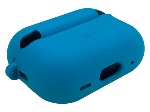 Чохол for AirPods Pro 2 силіконовий royal blue з мікрофіброю
