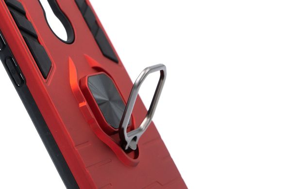 Чехол SP Transformer Ring for Magnet для Xiaomi Redmi Note 8 Pro red противоударный