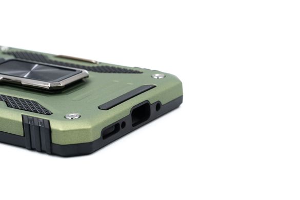 Чохол Camshield Army Ring для Samsung A54 5G army green протиударний шторка/захист камери