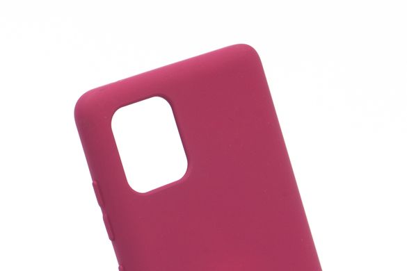 Силіконовий чохол Full Cover для Samsung S10 Lite marsala my color