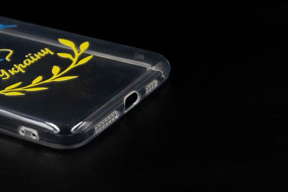 Силіконовий чохол MyPrint для iPhone 11 Pro Max Я люблю Україну, clear