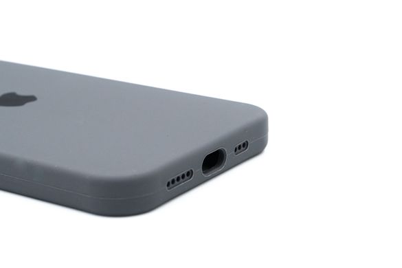 Силіконовий чохол Full Cover для iPhone 12 Pro marengo (dark gray) Full Camera