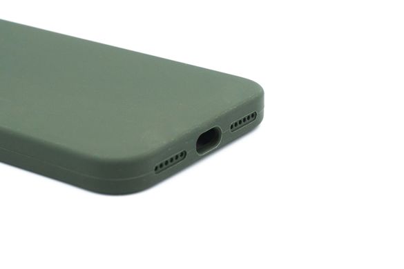 Силіконовий чохол Full Cover Square для iPhone X/XS cyprus green Full Camera