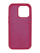 Силиконовый чехол Full Cover Square для iPhone 14 rose red Full Camera