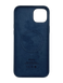 Силиконовый чехол with MagSafe для iPhone 15 storm blue Smart