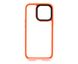 Чохол Shadow Matte Metal buttons для iPhone 13 Pro white/red (PC+TPU)