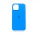 Силіконовий чохол Full Cover для iPhone 12 Pro Max capri blue