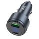Автомобільний зарядний пристрій Hoco Z57B Glorious 63W PD45W+QC3.0 black