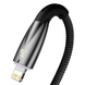 Кабель Baseus Glimmer Type-C to Lightning 20W 1m black CADH000001