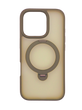 Чехол TPU+PC Metal Buttons with MagSafe Colorful HQ Ring для iPhone 16 Pro rose gold